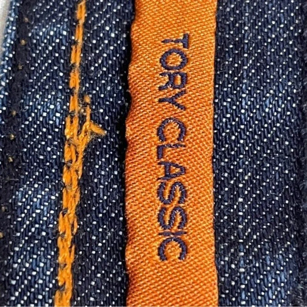 Tory Burch Tory Classic Bootcut Blue Jean